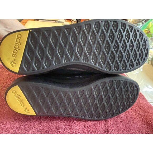 Adidas Womens Black Skeleton Graphic High Top Sneakers Size US 7 - Picture 8 of 16